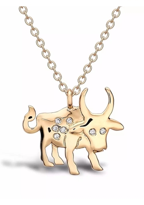 Pragnell 18kt yellow gold Ox diamond pendant necklace