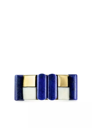 Pragnell Vintage 1941-1960 18kt yellow gold Retro French lapis ring