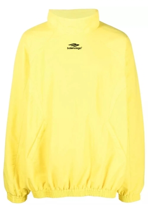 Balenciaga logo oversized sweatshirt - Yellow