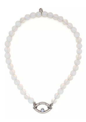 Capsule Eleven beaded pendant necklace - Silver