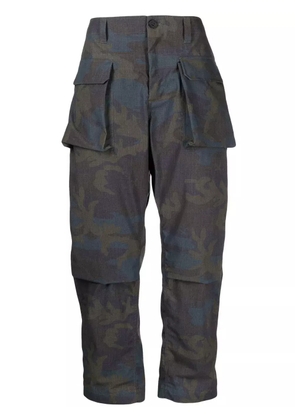 The Power For The People cargo-pocket detail trousers - Multicolour