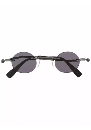 Kuboraum round-frame sunglasses - Black