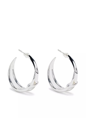 Shaun Leane double looped hoop earrings - Silver