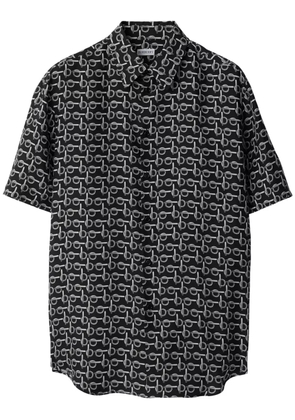 Burberry B silk shirt - Silver