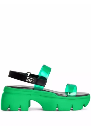 Giuseppe Zanotti Apocalypse Summer leather sandals - Green