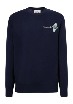 MC2 Saint Barth embroidered-motif sweater - Blue