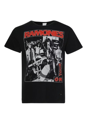 MadeWorn Ramones-graphic cotton T-shirt - Black