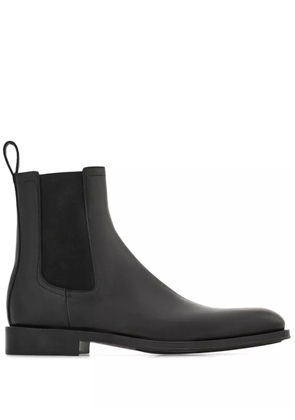 Ferragamo leather ankle boots - Black