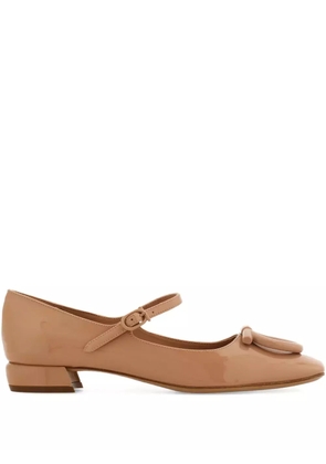 Ferragamo 20mm Maxi Gancini Mary Jane pumps - Neutrals