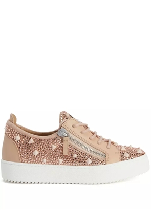 Giuseppe Zanotti Gail stud-embellished sneakers - Pink