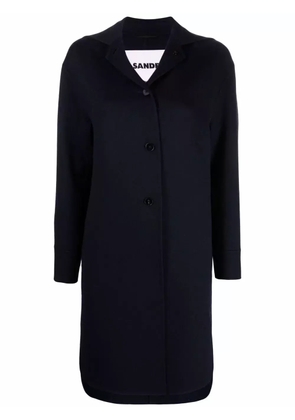 Jil Sander button-front coat - Blue