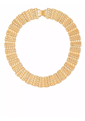 Susan Caplan Vintage 1980s Napier chain-link choker necklace - Gold