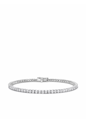 Pragnell 18kt white gold brilliant cut diamond line bracelet - Silver