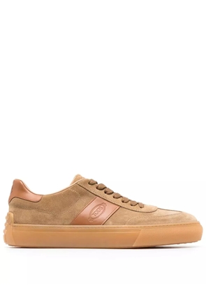 Tod's suede low-top sneakers - Brown