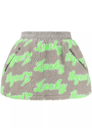 Natasha Zinko terry-cloth skirt - Grey