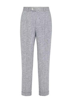 Brunello Cucinelli Sharkskin trousers - Grey