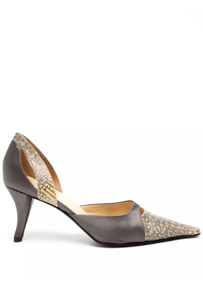 Prada Pre-Owned contrasting toecap pumps - Grey