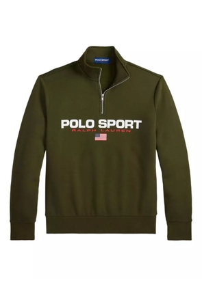 Polo Ralph Lauren logo-print fleece sweatshirt - Green