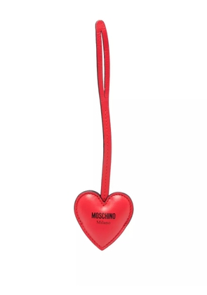Moschino heart-shaped keyring - Red