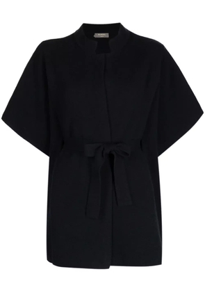 N.Peal fine-knit cashmere cape - Blue