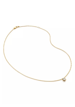 Monica Vinader diamond pear adjustable-chain necklace - Gold