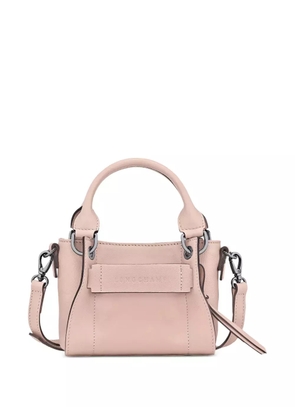 Longchamp mini 3D leather shoulder bag - Pink