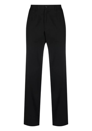 Dolce & Gabbana logo-tag tailored trousers - Black