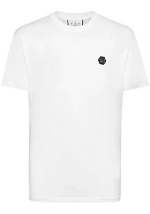 Philipp Plein crystal-embellished cotton T-shirt - White