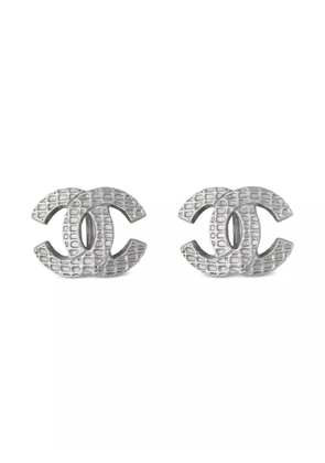 CHANEL Pre-Owned 2000 CC earrings - Silver