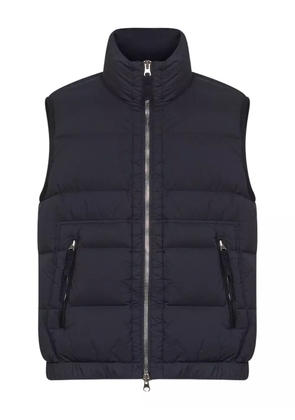 Stone Island padded double-slider zip vest - Blue
