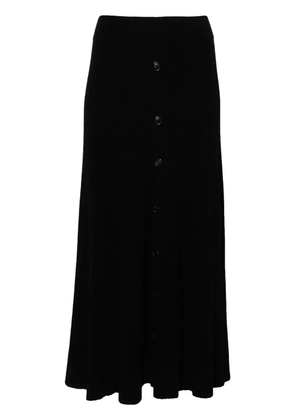 BOMPARD buttoned maxi skirt - Black