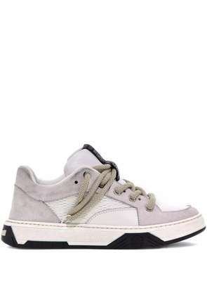Roberto Cavalli panelled sneakers - Neutrals