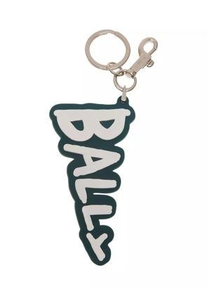 Bally sculpted-logo keyring - Green