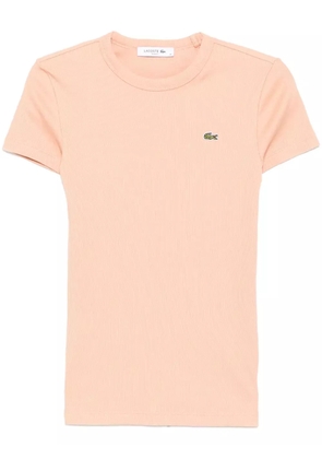 Lacoste logo-patch T-shirt - Neutrals