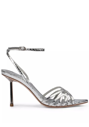 Le Silla 80mm Bella sandals - Silver