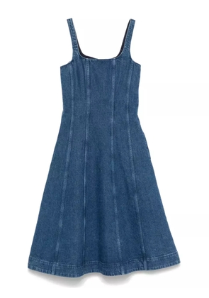 Maje babydoll denim maxi dress - Blue