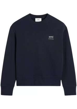 AMI Paris logo-print sweatshirt - Blue