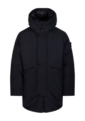 Stone Island hooded padded coat - Black