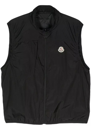 Moncler Arashi logo-patch gilet - Black