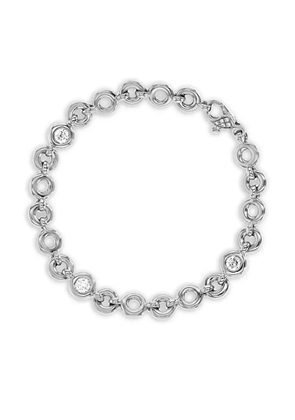 Pragnell 18kt white gold RockChain diamond bracelet - Silver