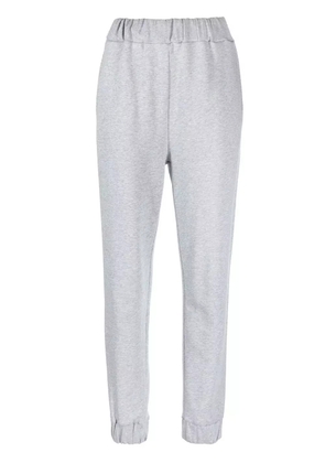 Fabiana Filippi melange-effect slim-cut trousers - Grey