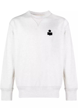 MARANT Mike logo-embroidered sweatshirt - White