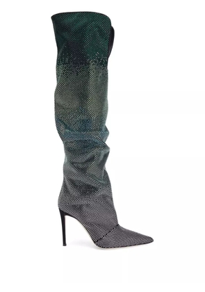 Giuseppe Zanotti 105mm GZ Gala Caleido knee-high boots - Black