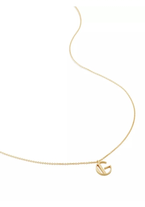 Monica Vinader alphabet G-pendant necklace - Gold