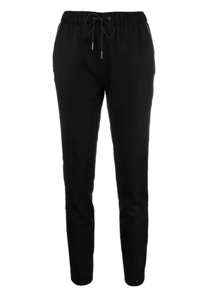 Fabiana Filippi bead-detail drawstring trousers - Black