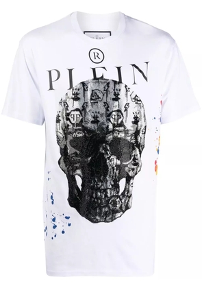 Philipp Plein skull-print short-sleeve T-shirt - White