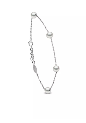 Yoko London 18kt white gold Classic pearl bracelet - Silver