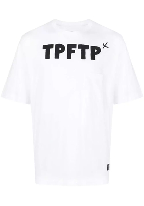 The Power For The People logo-print T-shirt - White