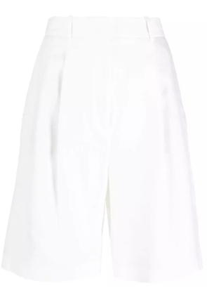 Fabiana Filippi high-waisted knee-length shorts - White