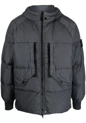 Stone Island Compass-patch puffer jacket - Grey